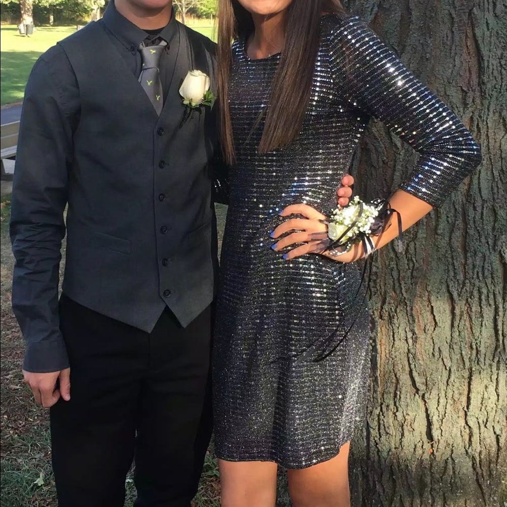 Short sequin dress